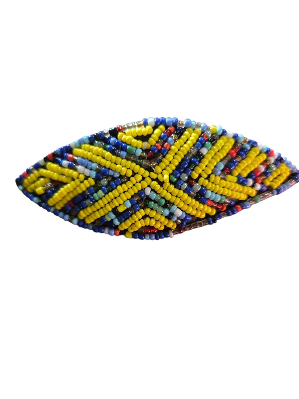 Vintage Handwoven Native American Beaded Barrette